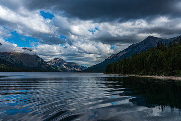 Waterton Lake in the Mountains