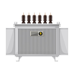 Transformer vector icon.Cartoon vector icon isolated on white background transformer .