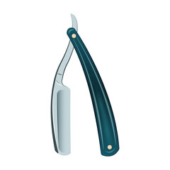 Razor vector icon.Realistic vector icon isolated on white background razor .