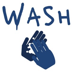 Obraz premium Wash your hands with soap for health