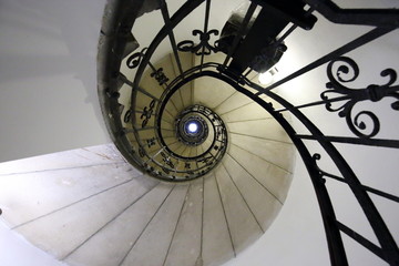  A winding staircase