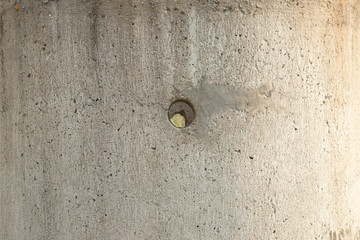 gray concrete slab with round hole