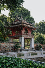 Temple of Literature, in downtown Ha Noi, Vietnam. Originally built as a university in 1070 dedicated to Confucius