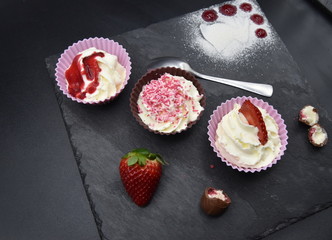fraises chantilly