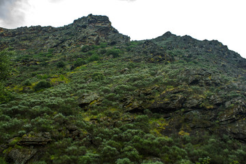 paisagem natural do parque do douro internacional em Portugal