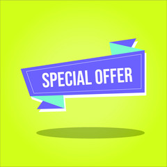 Special offer simple design