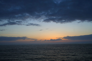 Fototapeta na wymiar Sunrise Over the Washington Coast (WA 00403)