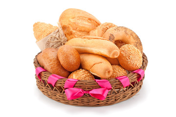 Fresh bread and rolls.