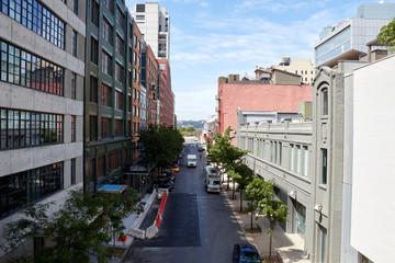 Truck in a street of New York