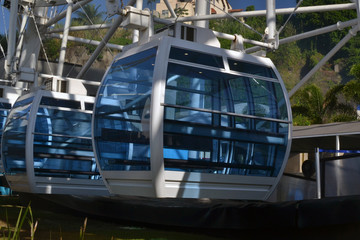  Detail of the cabin of the Giant Wheel of the port of Rio de Janeiro