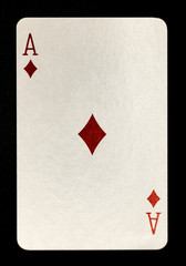 Obraz premium Ace of Diamonds Playing Card