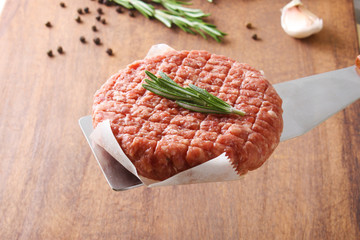 burger cutlet from beef