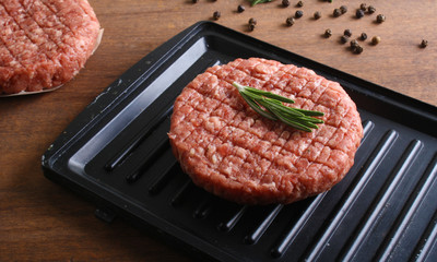 burger cutlet from beef