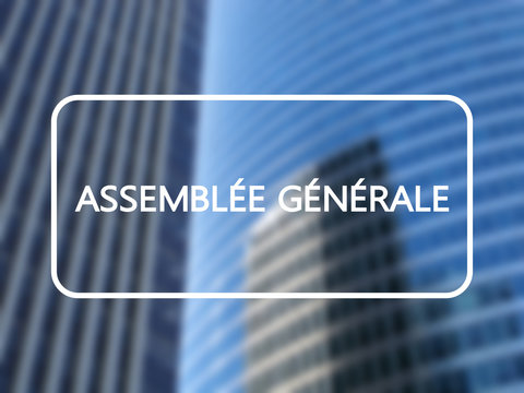 Assembl&eacute;e g&eacute;n&eacute;rale
