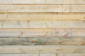background from wooden boards, light wood, evenly arranged, natural