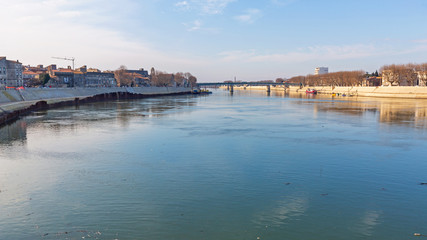 Obraz premium Rhone River Arles France