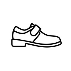 Shoe - minimal thin line web icon. Outline icons collection. Simple vector illustration