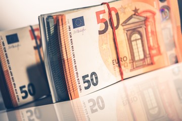 Euro Cash Money Stack