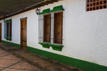 Old house with large windows and doors