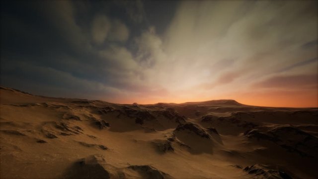 desert storm in sand desert