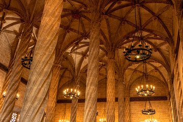 interior of an old church