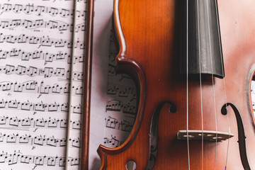 Fototapeta premium Skrzypce