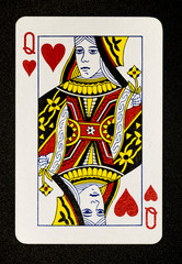 Queen of Hearts Playing Card