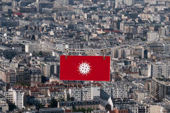 Paris une zone de confinement coronavirus
