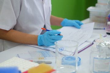 scientist working in the laboratory