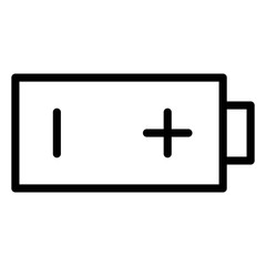 Battery charging icon. Mobile charge, smartphone or laptop battery charge. Power, energy, electric signs. Lightening symbol.