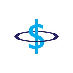 money changer illustration logo vector design