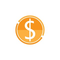 money changer illustration logo vector design