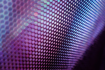 CloseUp LED blurred screen. LED soft focus background. abstract background ideal for design.