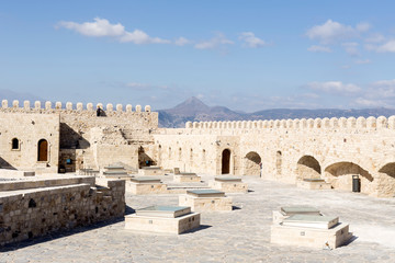 Fototapeta premium The view of the fortress of the city Heraklion (Crete, Greece)