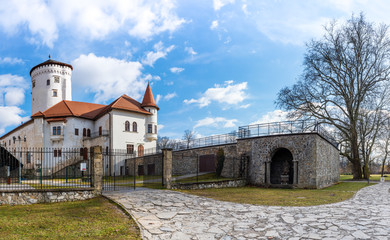 Fototapeta na wymiar Medieval castle Budatin near Zilina, Slovakia, Europe.