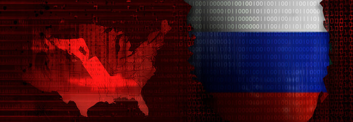 compromised election or foreign hackers nterference concept  © oz