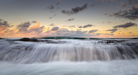 Fototapeta premium Tamarama Beach at sunset, Sydney Australia