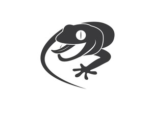 Gecko logo vector icon - obrazy, fototapety, plakaty