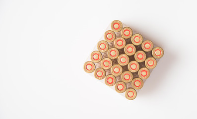 Ammunition 7.65 on light background