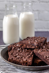 Keto chocolate brownie dessert