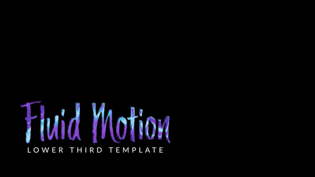 Fluid Motion Lower Third