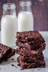 Keto chocolate brownie dessert