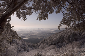 足尾山の雪景色
