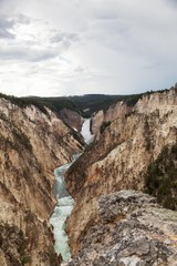 Lower Falls in the Grand Canyon of the Yellowstone