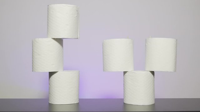 Coronavirus - Toilet Roll shape - Flashing blue light - Emergency