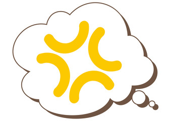 Hand painted speech bubble mini icon