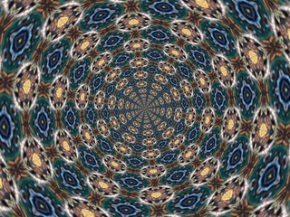 Colorful digital graphic kaleidoscope symmetry mandala style in laser light sunray trial pattern, Tie Dye , spiderweb art abstract background for art projects, banner, business,   card, 3D, template