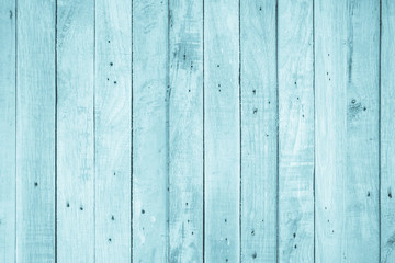 Old grunge wood plank texture background. Vintage blue wooden board wall have antique cracking...