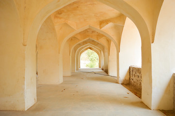 Fototapeta na wymiar arch of seven tombs hyderabad india 