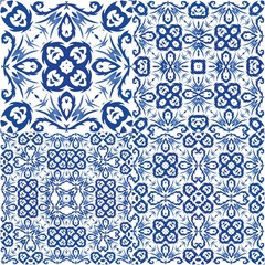 Traditional ornate portuguese azulejos.